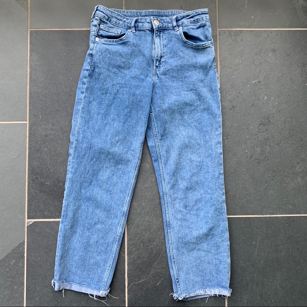 h&m divided mom jeans